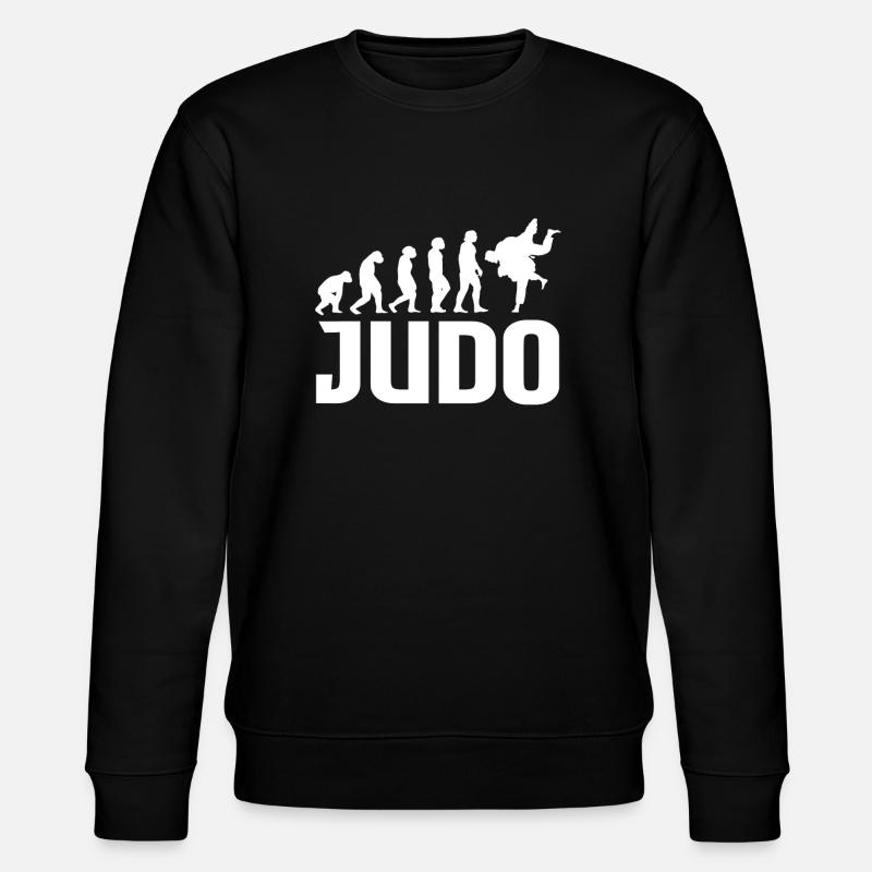 Judo Evolution - Stanley/Stella Unisex Bio-Sweatshirt CHANGER  - Schwarz