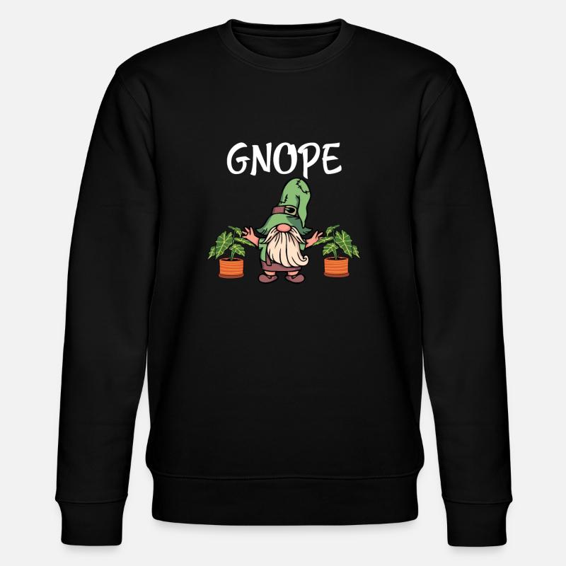 Gnome de jardin Gnope - Sweat bio CHANGER Stanley/Stella Unisexe - noir