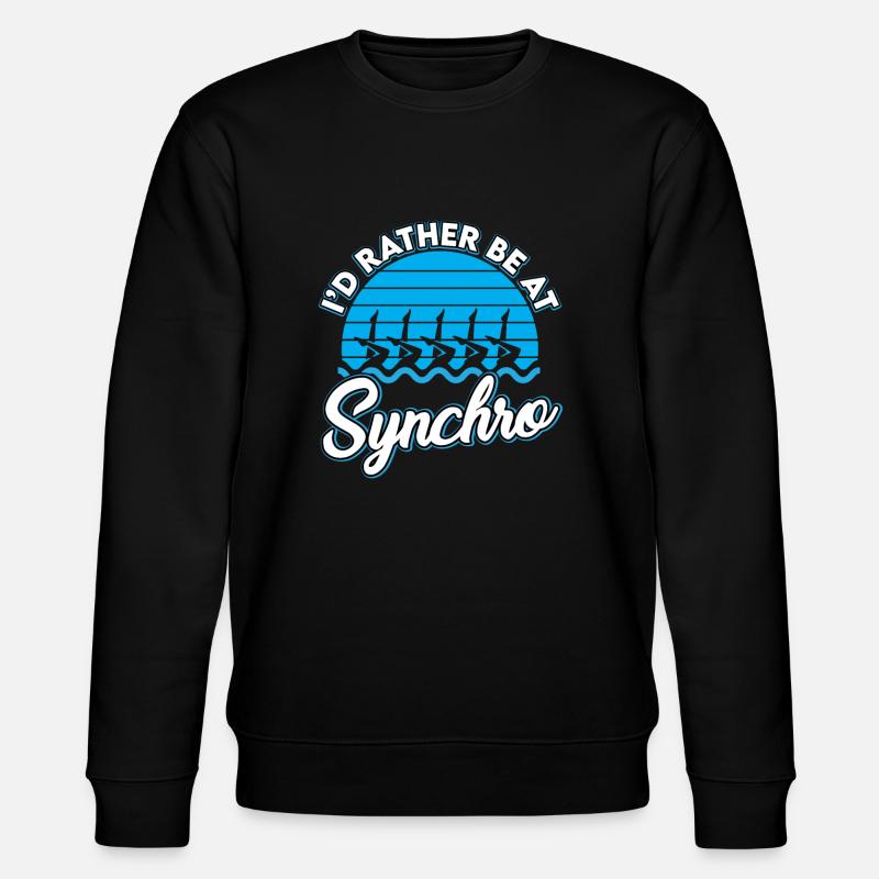 Synchronschwimmen - Stanley/Stella Unisex Bio-Sweatshirt CHANGER  - Schwarz