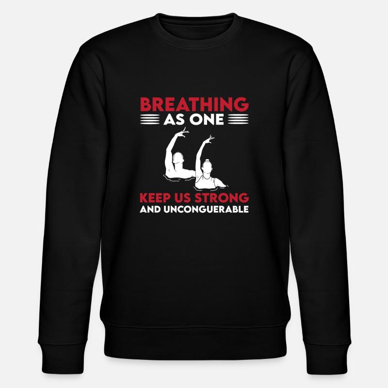 Synchronschwimmen Geschenk - Stanley/Stella Unisex Bio-Sweatshirt CHANGER  - Schwarz
