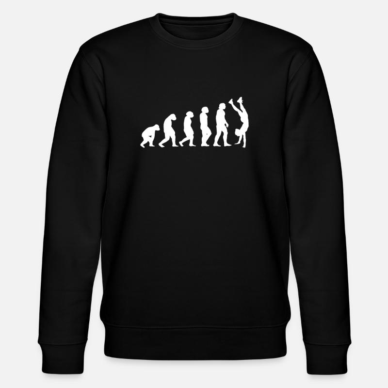 Handstand Evolution - Stanley/Stella CHANGER Unisex Organic Sweatshirt - black