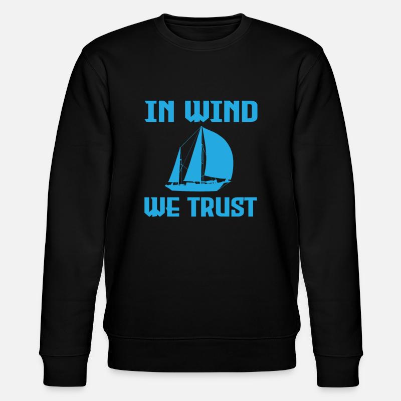 Sail - Stanley/Stella CHANGER Unisex Organic Sweatshirt - black