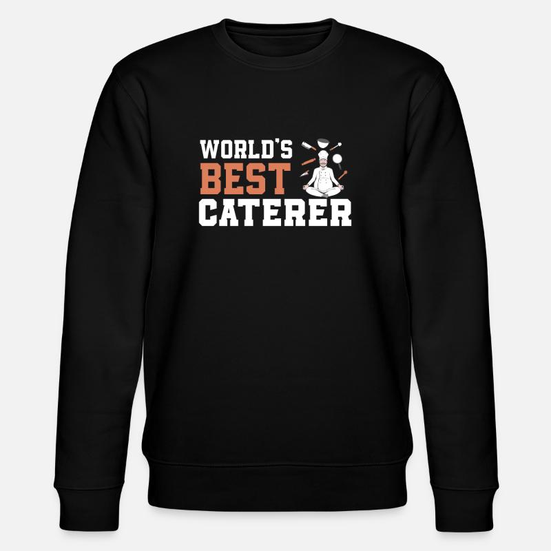 Caterer Geschenk Catering - Stanley/Stella Unisex Bio-Sweatshirt CHANGER - Schwarz