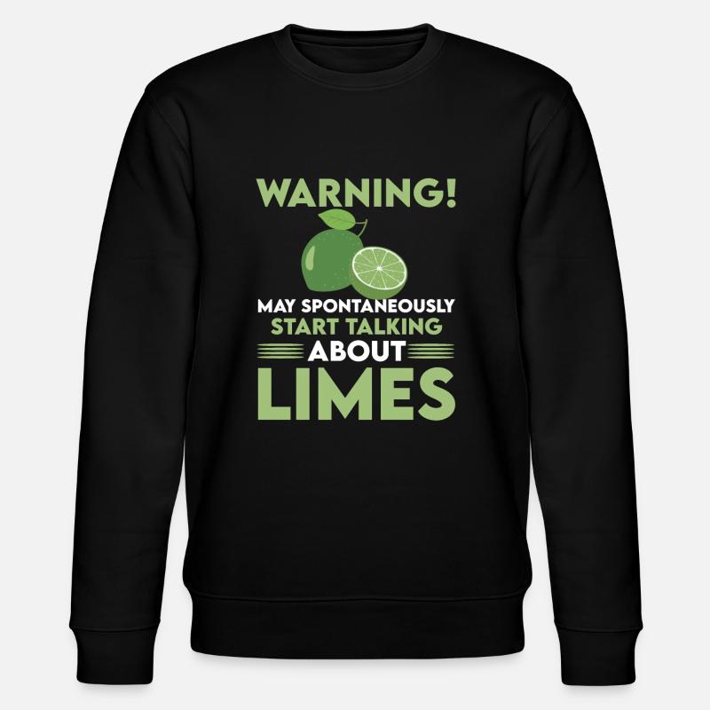 Limette Liebhaber - Stanley/Stella Unisex Bio-Sweatshirt CHANGER  - Schwarz