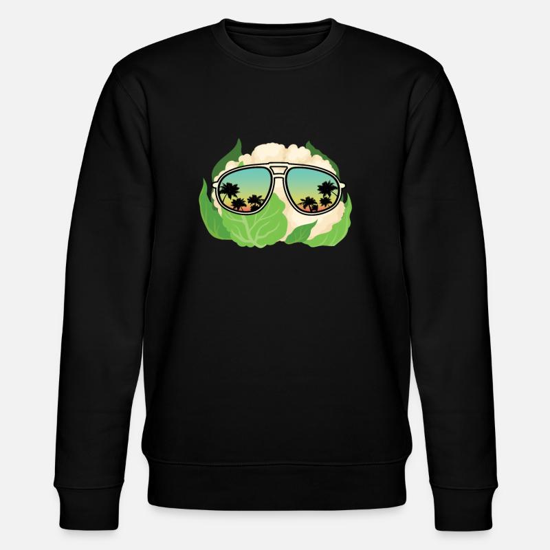 Cauliflower Sunglasses - Stanley/Stella CHANGER Unisex Organic Sweatshirt - black