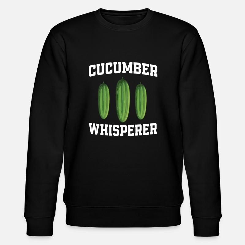 Gurken Flüsterer - Stanley/Stella Unisex Bio-Sweatshirt CHANGER  - Schwarz