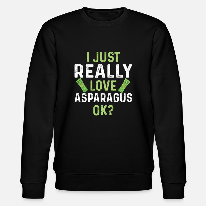 Asparagus Lover T-Shirt - Sweat bio CHANGER Stanley/Stella Unisexe - noir