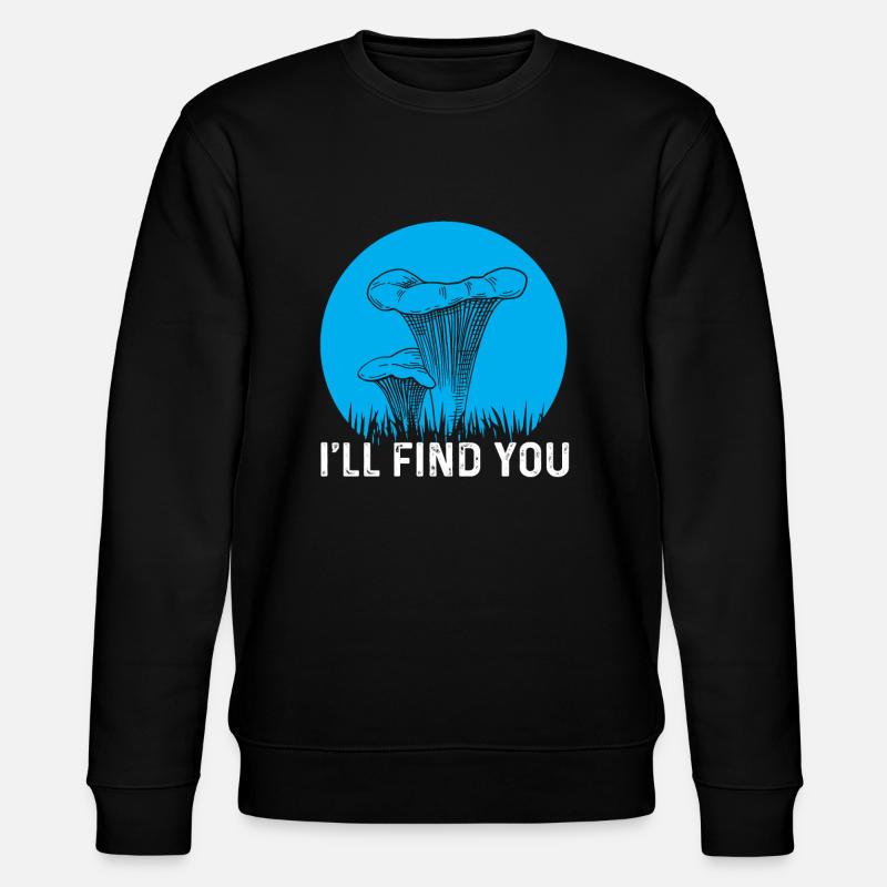 Pfifferling Geschenk - Stanley/Stella Unisex Bio-Sweatshirt CHANGER  - Schwarz