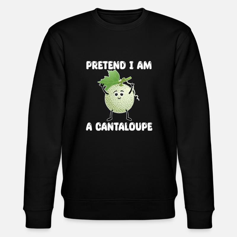 Melon cantaloup - Sweat bio CHANGER Stanley/Stella Unisexe - noir