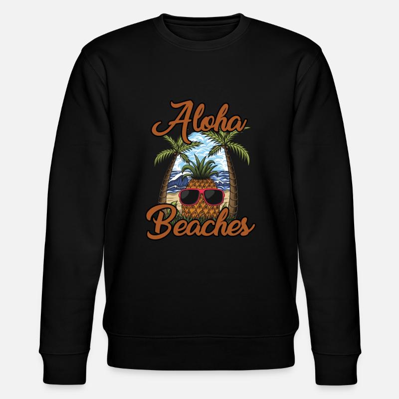 Plages d’Aloha - Sweat bio CHANGER Stanley/Stella Unisexe - noir