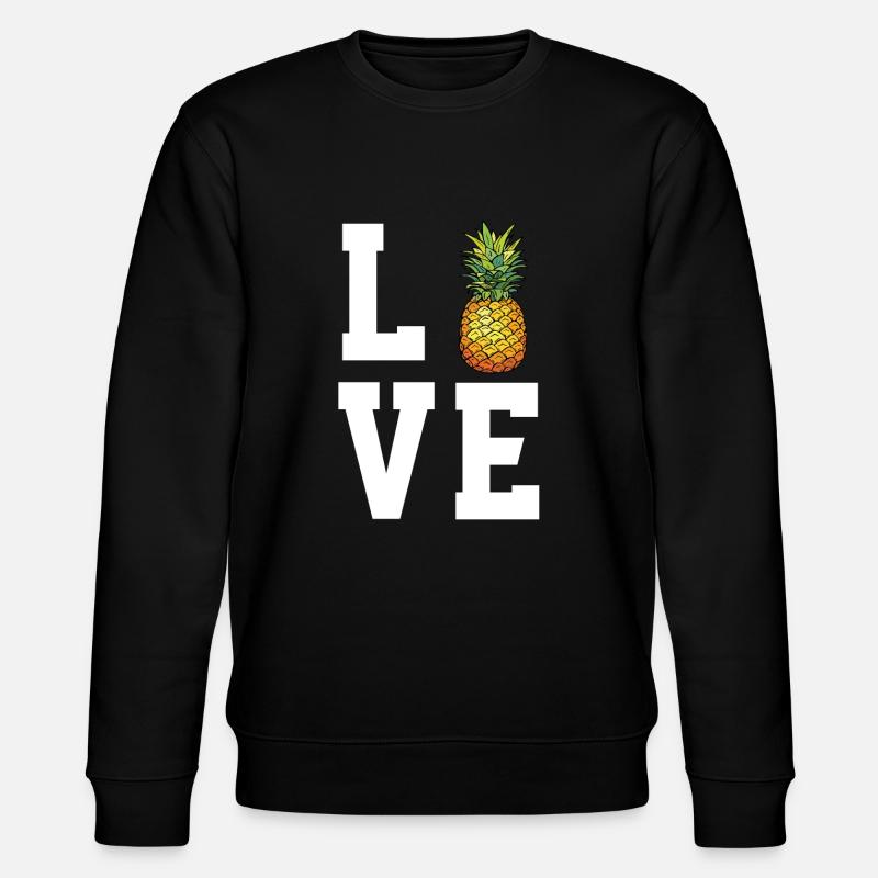 Dear pineapple - Stanley/Stella CHANGER Unisex Organic Sweatshirt - black
