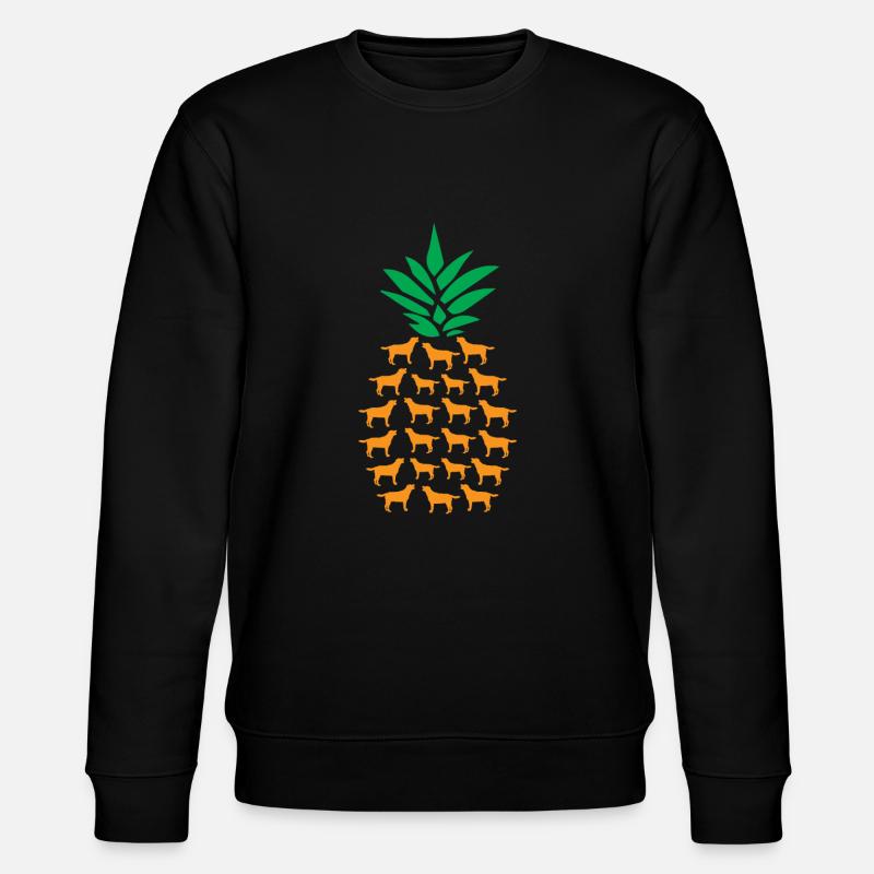 Chiens ananas - Sweat bio CHANGER Stanley/Stella Unisexe - noir