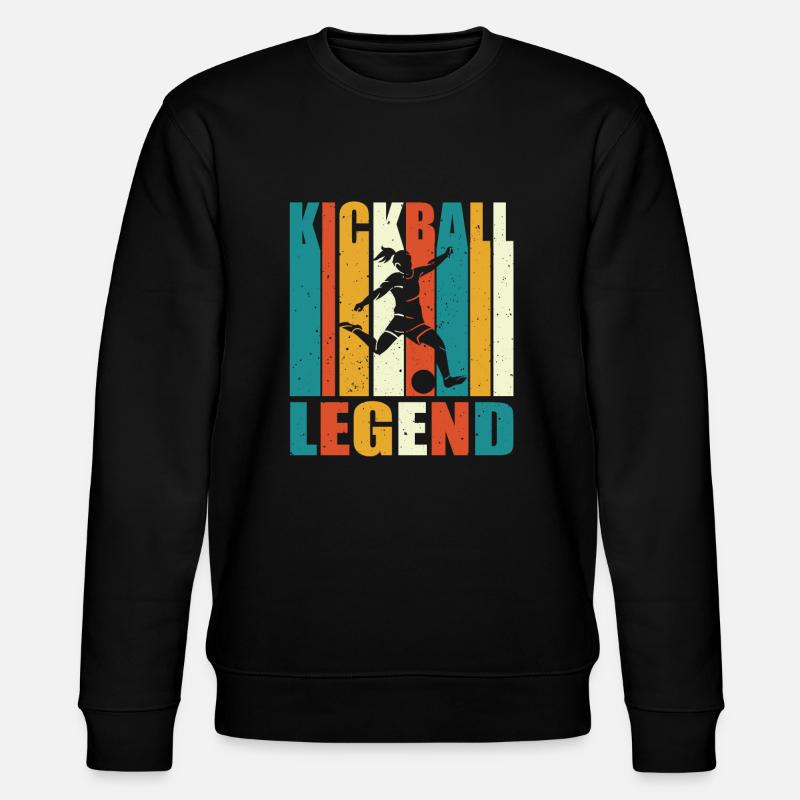 Kickball Legend - Stanley/Stella CHANGER Unisex Organic Sweatshirt - black