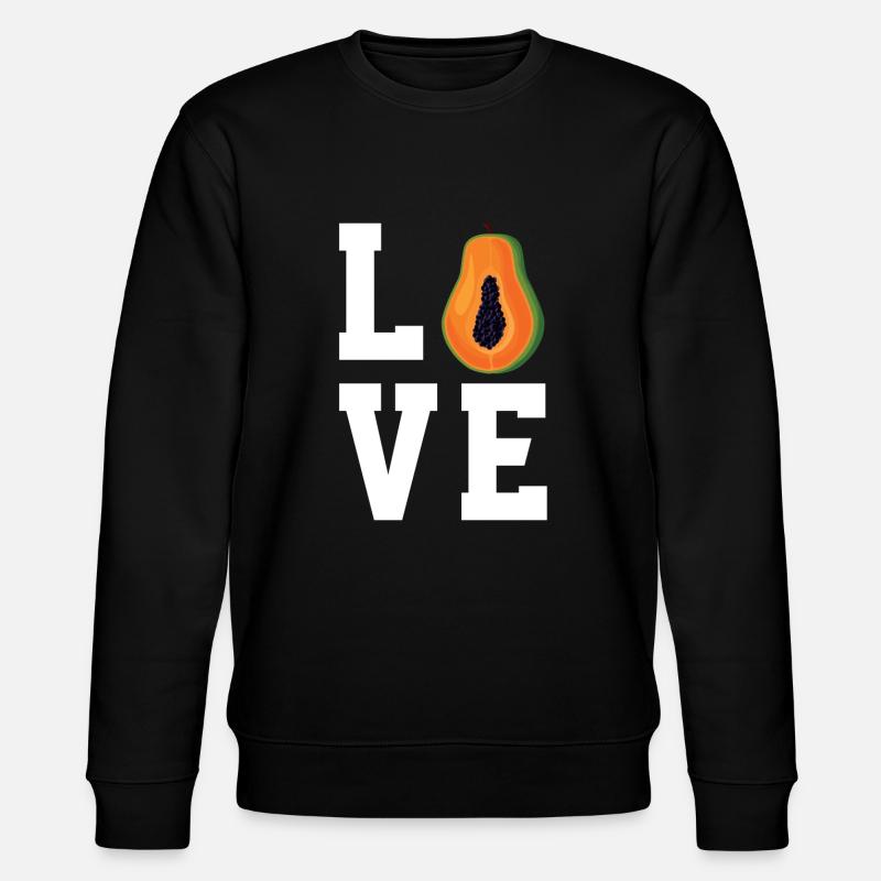Papaya - Stanley/Stella Unisex Bio-Sweatshirt CHANGER - Schwarz