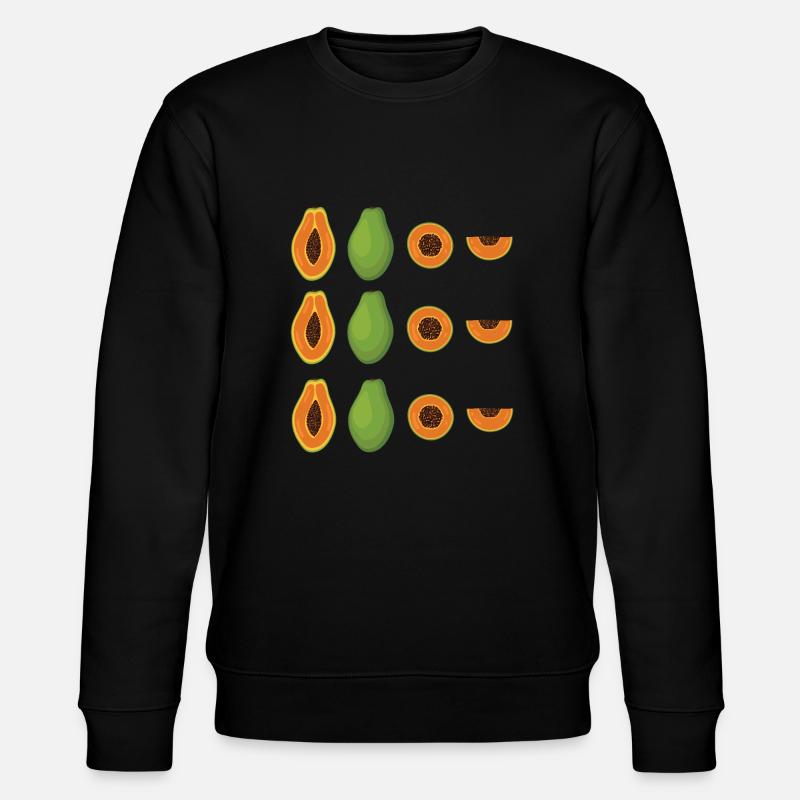 Papaya - Stanley/Stella Unisex Bio-Sweatshirt CHANGER  - Schwarz