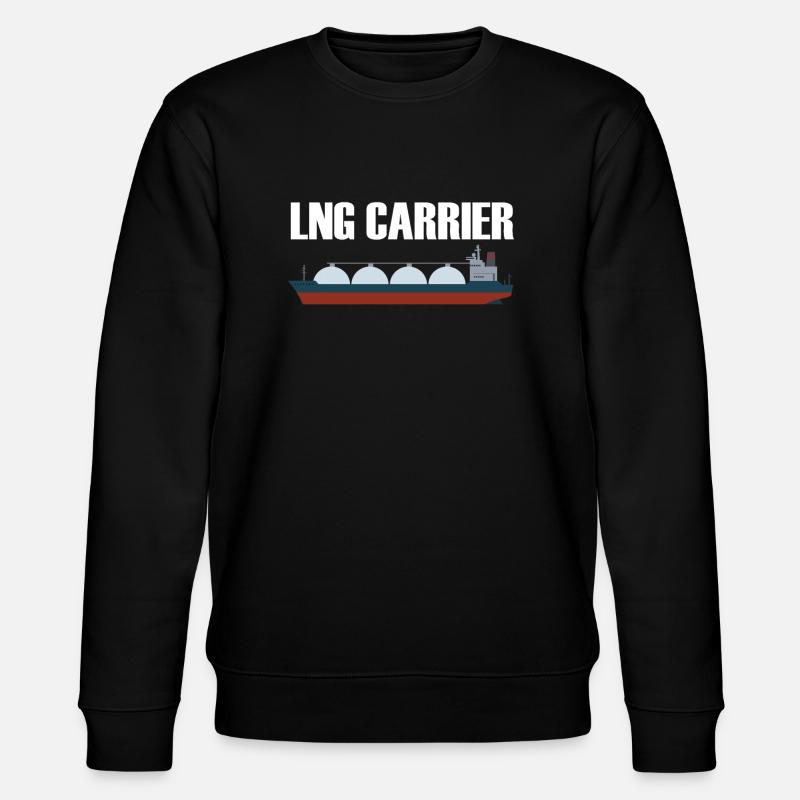 LNG Carrier - Stanley/Stella Unisex Bio-Sweatshirt CHANGER  - Schwarz