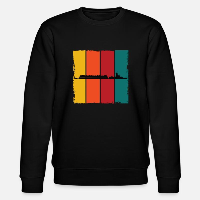 Remorqueur Rétro - Sweat bio CHANGER Stanley/Stella Unisexe - noir