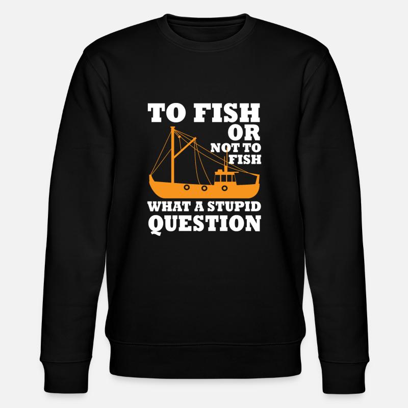 Coupeurs de pêche Pêche - Sweat bio CHANGER Stanley/Stella Unisexe - noir