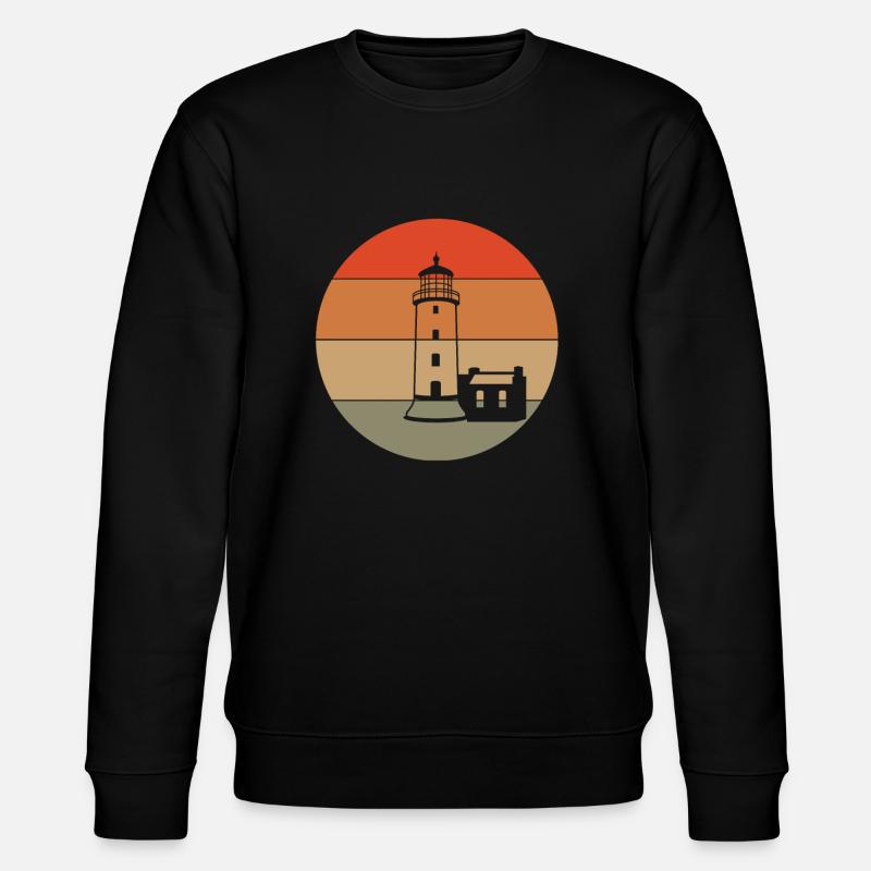 Leuchtturm - Stanley/Stella Unisex Bio-Sweatshirt CHANGER  - Schwarz