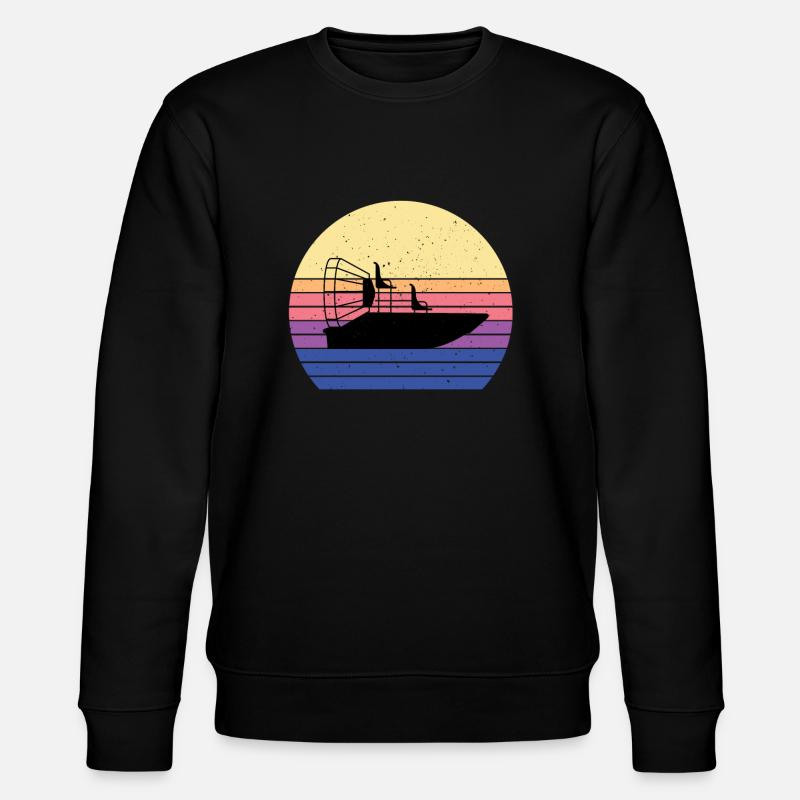 Sumpfboot - Stanley/Stella Unisex Bio-Sweatshirt CHANGER  - Schwarz