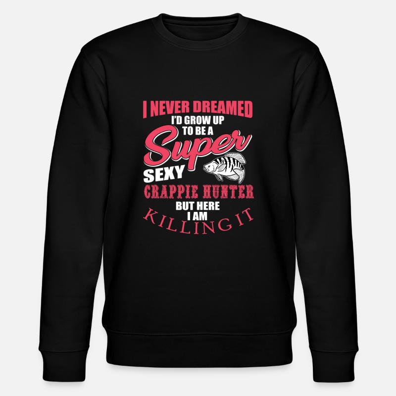 Chasseur de crappies - Sweat bio CHANGER Stanley/Stella Unisexe - noir