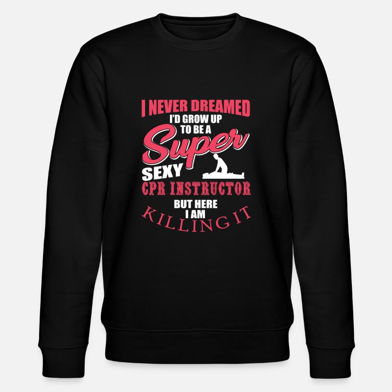 Drôle de CPR-ausbilder-citation - Sweat bio CHANGER Stanley/Stella Unisexe - noir