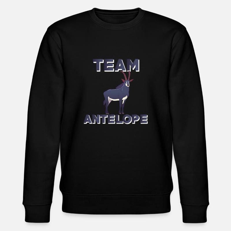 Team Antilope - Stanley/Stella Unisex Bio-Sweatshirt CHANGER  - Schwarz