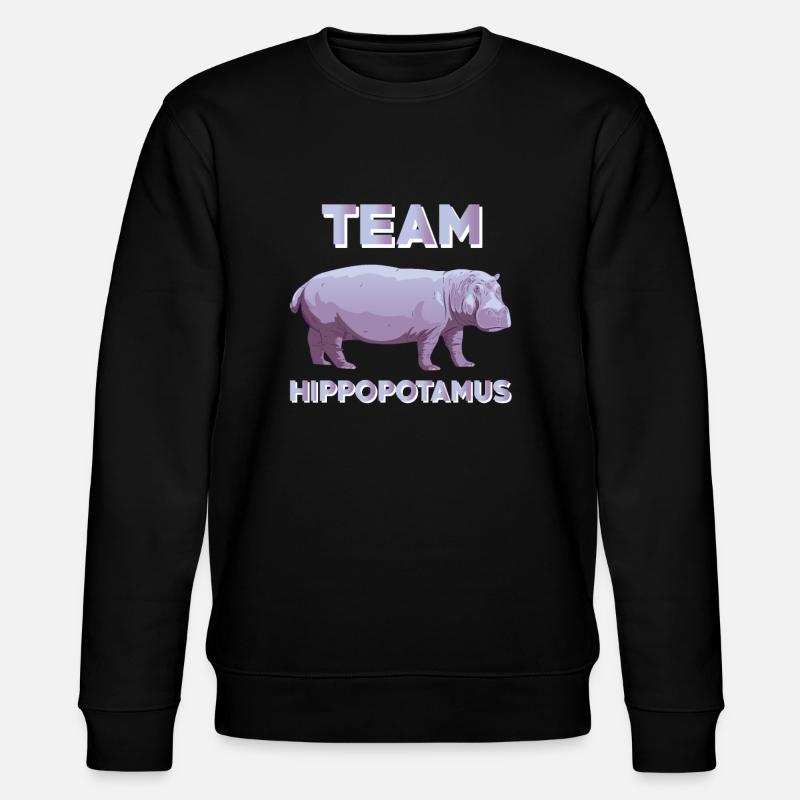 Team Nilpferd - Stanley/Stella Unisex Bio-Sweatshirt CHANGER  - Schwarz