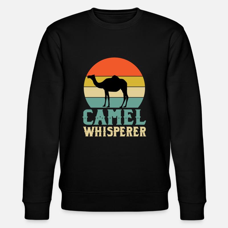 Kamelflüsterer - Stanley/Stella Unisex Bio-Sweatshirt CHANGER  - Schwarz