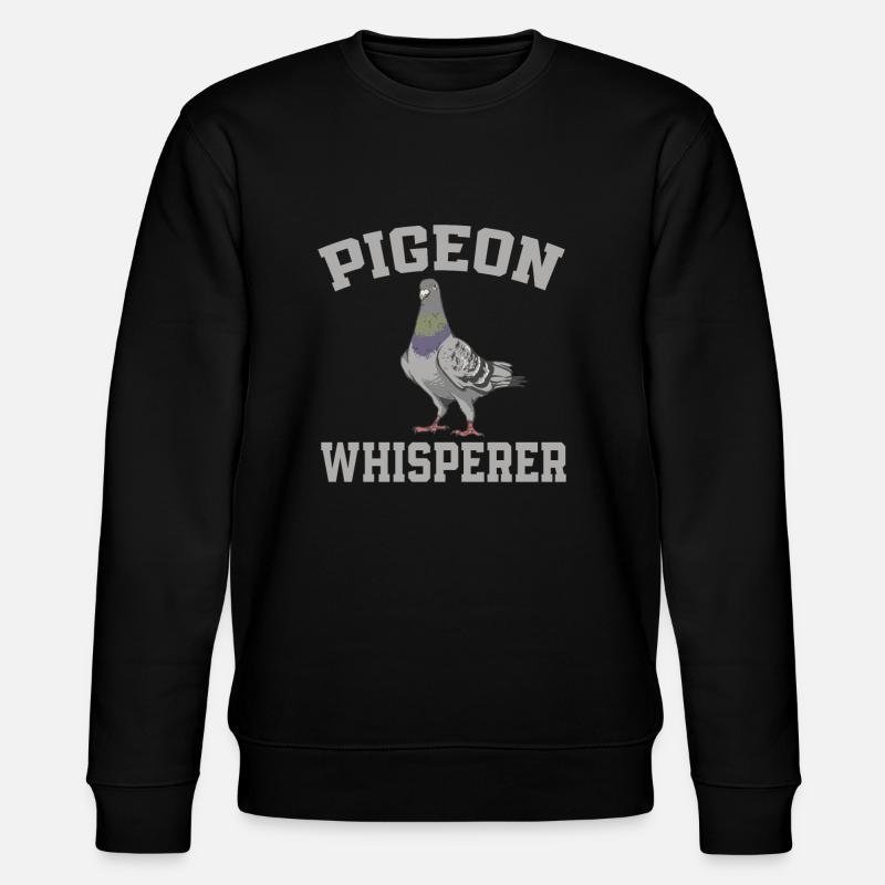 Pigeon Chuchoteur - Sweat bio CHANGER Stanley/Stella Unisexe - noir