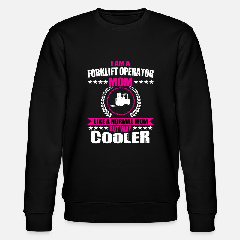 Gabelstapler Mama - Stanley/Stella Unisex Bio-Sweatshirt CHANGER  - Schwarz