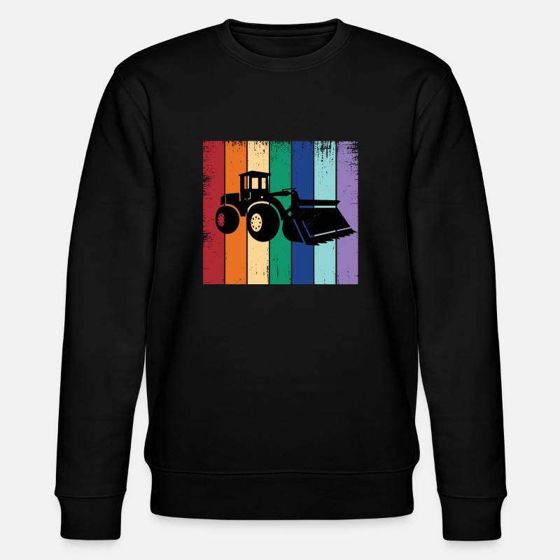 Wheel loader - Stanley/Stella CHANGER Unisex Organic Sweatshirt - black