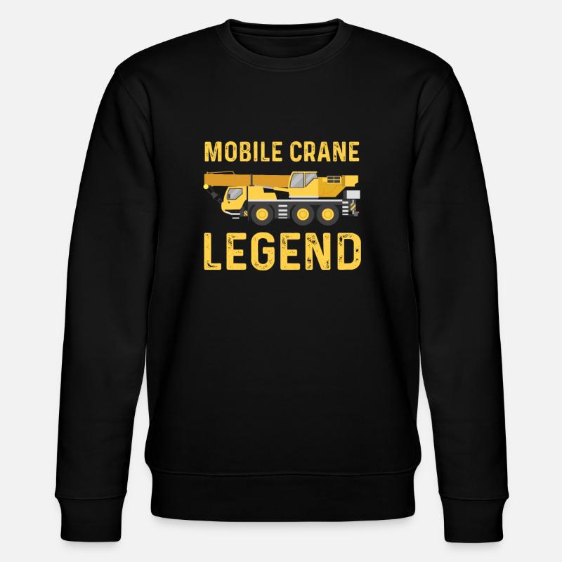 Mobilkran Legende - Stanley/Stella Unisex Bio-Sweatshirt CHANGER - Schwarz