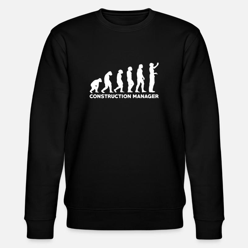 Site Manager Evolution - Stanley/Stella CHANGER Unisex Organic Sweatshirt - black