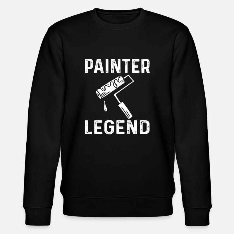 Maler Legende - Stanley/Stella Unisex Bio-Sweatshirt CHANGER  - Schwarz