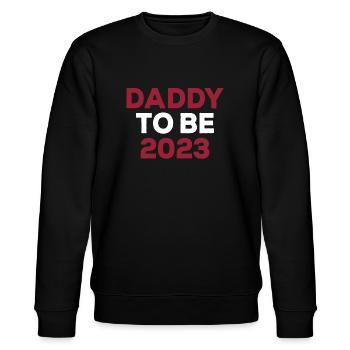 Papa 2023 - Stanley/Stella CHANGER Unisex Organic Sweatshirt - black - Front - Nik (191cm) & Marisol (170cm)