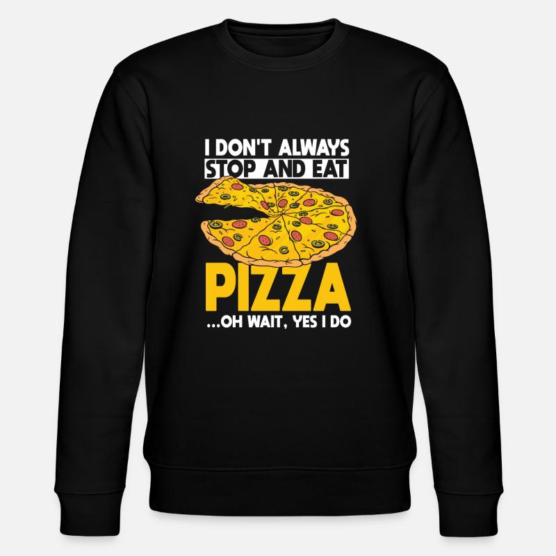 Citation Cool Pizza Lovers - Sweat bio CHANGER Stanley/Stella Unisexe - noir