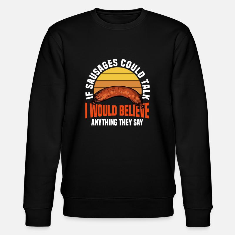 Conception d’éventail de saucisses - Sweat bio CHANGER Stanley/Stella Unisexe - noir