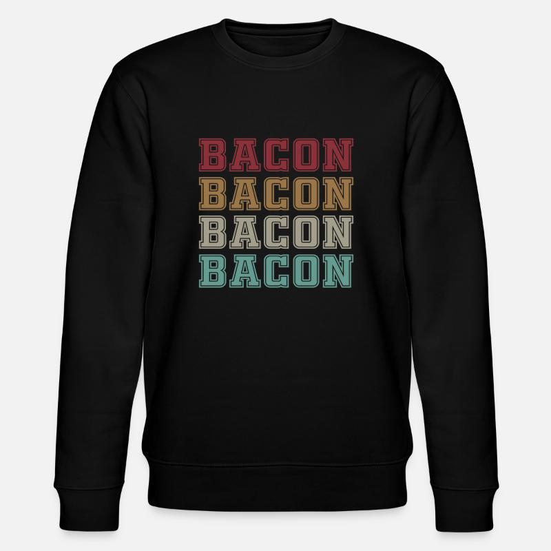 Bacon - Stanley/Stella CHANGER Unisex Organic Sweatshirt - black