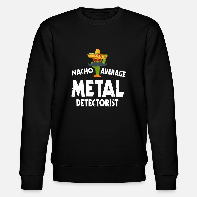 Nacho Détecteur moyen - Sweat bio CHANGER Stanley/Stella Unisexe - noir