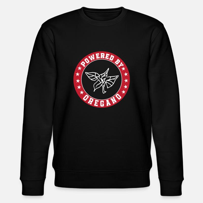 Powered by oregano - Stanley/Stella CHANGER Unisex Organic Sweatshirt - black