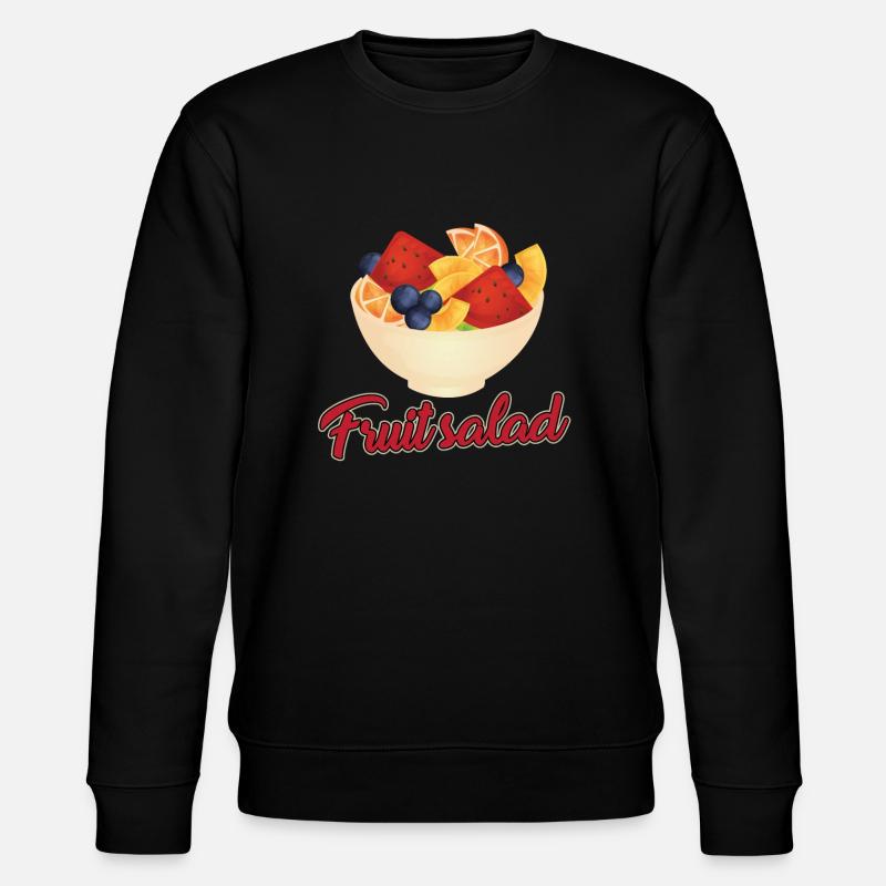Conception de saladier de fruits - Sweat bio CHANGER Stanley/Stella Unisexe - noir