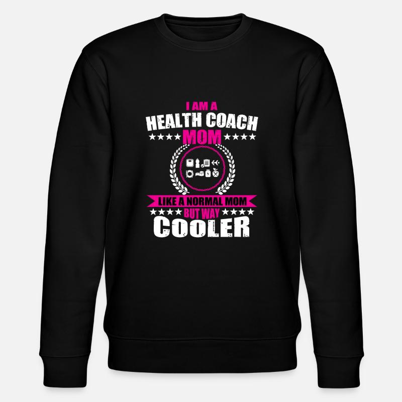 Gesundheitscoach Mama - Stanley/Stella Unisex Bio-Sweatshirt CHANGER  - Schwarz