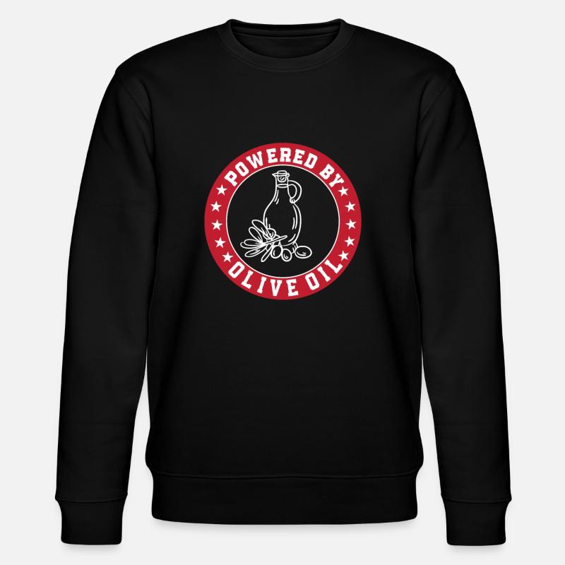 Alimenté par l’huile d’olive - Sweat bio CHANGER Stanley/Stella Unisexe - noir