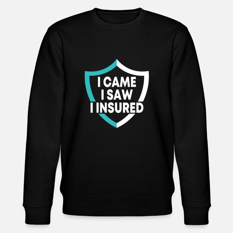 Insurance Agent Design - Stanley/Stella CHANGER Unisex Organic Sweatshirt - black