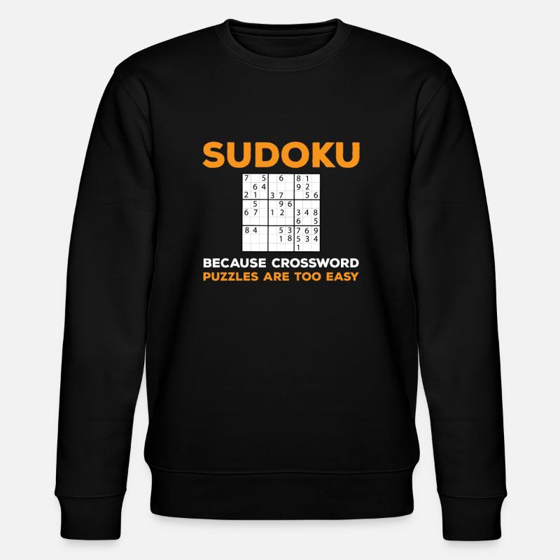 Sudoku - Stanley/Stella CHANGER Unisex Organic Sweatshirt - black