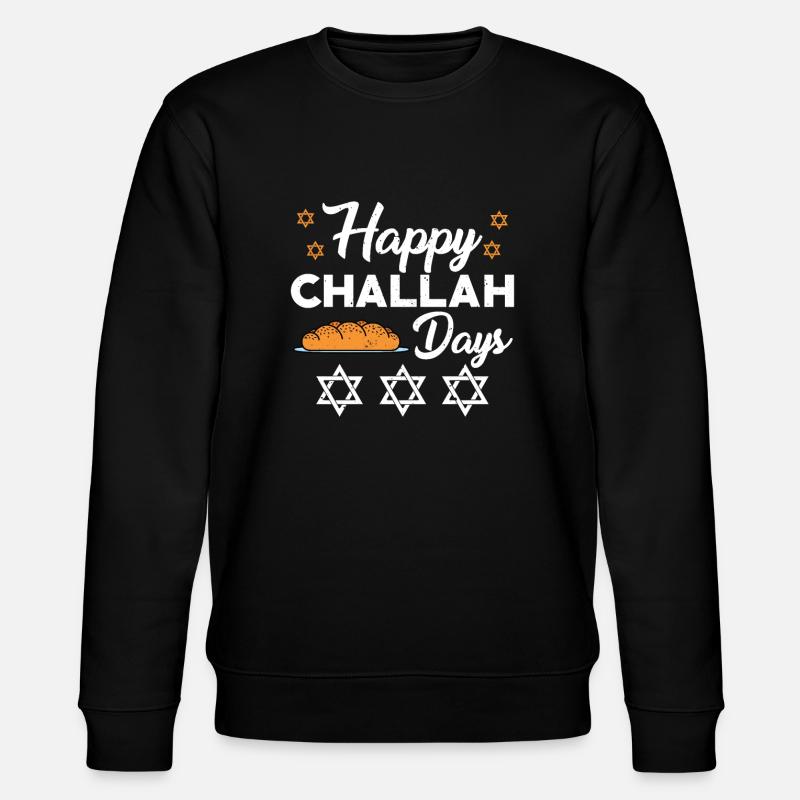 Cadeau Happy Challah Days - Sweat bio CHANGER Stanley/Stella Unisexe - noir
