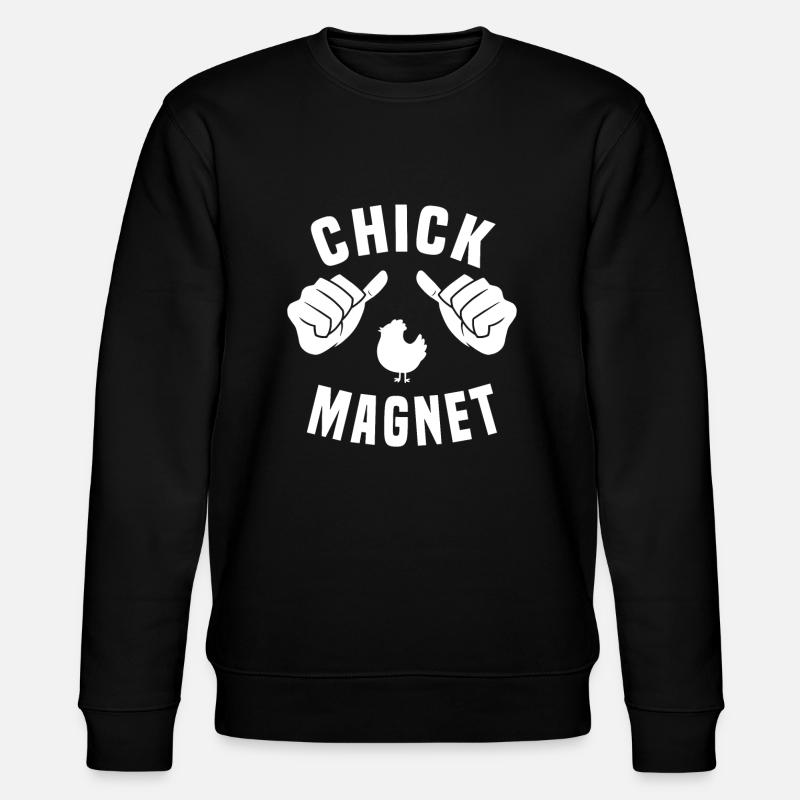 Kükenmagnet - Stanley/Stella Unisex Bio-Sweatshirt CHANGER - Schwarz