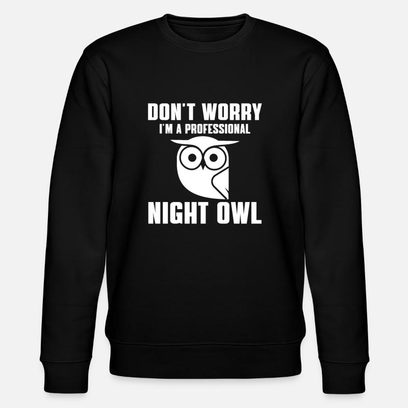 Cadeau Sweet Night Shift - Sweat bio CHANGER Stanley/Stella Unisexe - noir