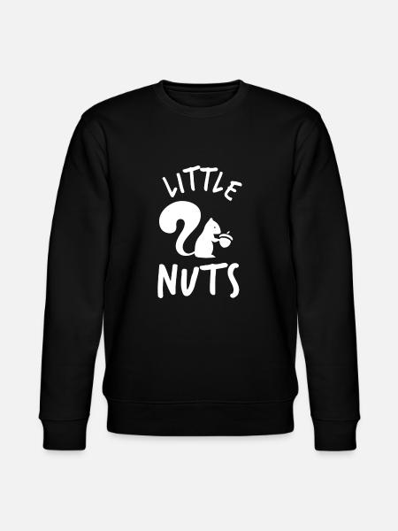 Squirrel Little Nuts - Stanley/Stella CHANGER Unisex Organic Sweatshirt - black
